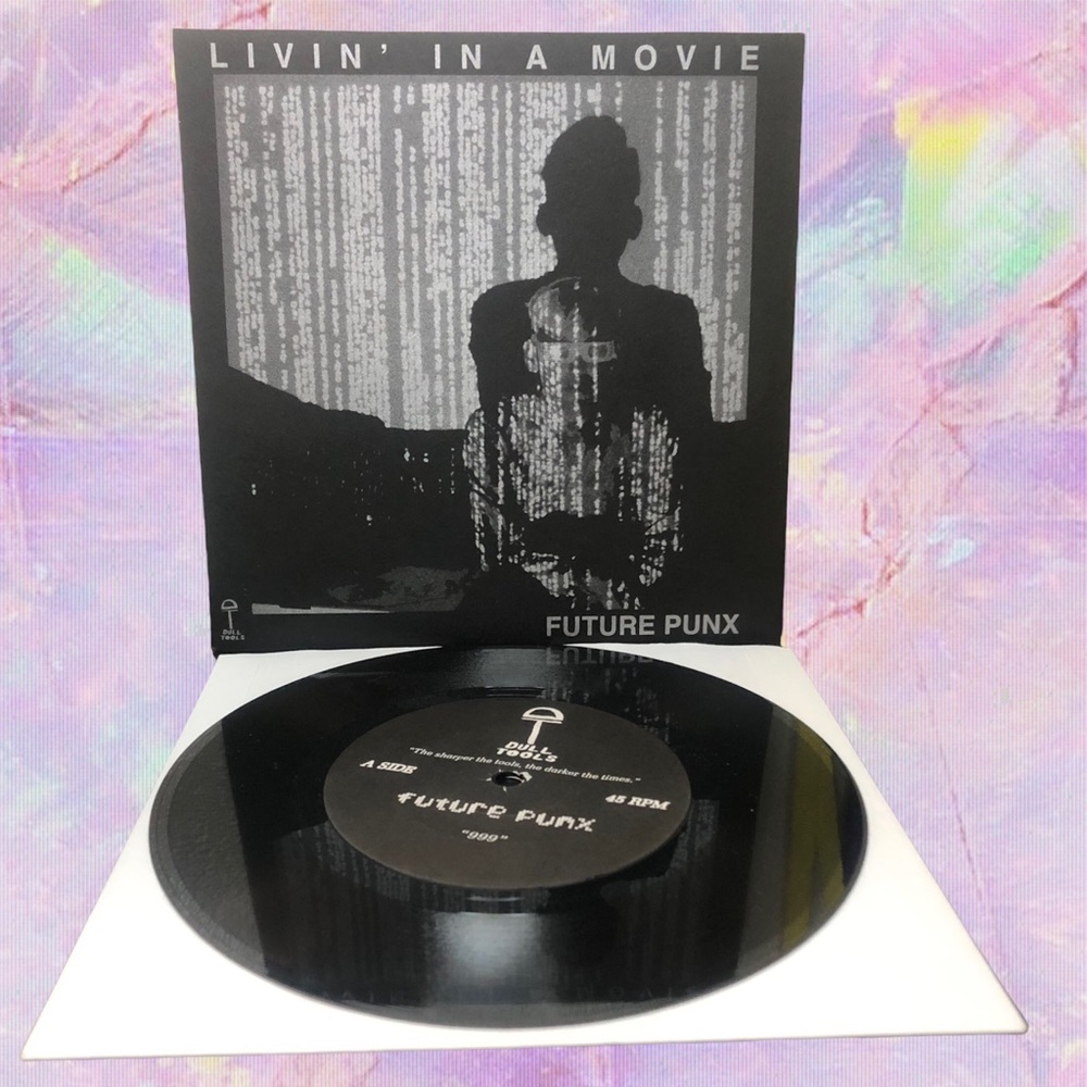 Future Punx - 999 / Livin' In A Movie 7" vinyl new wave post punk synth pop